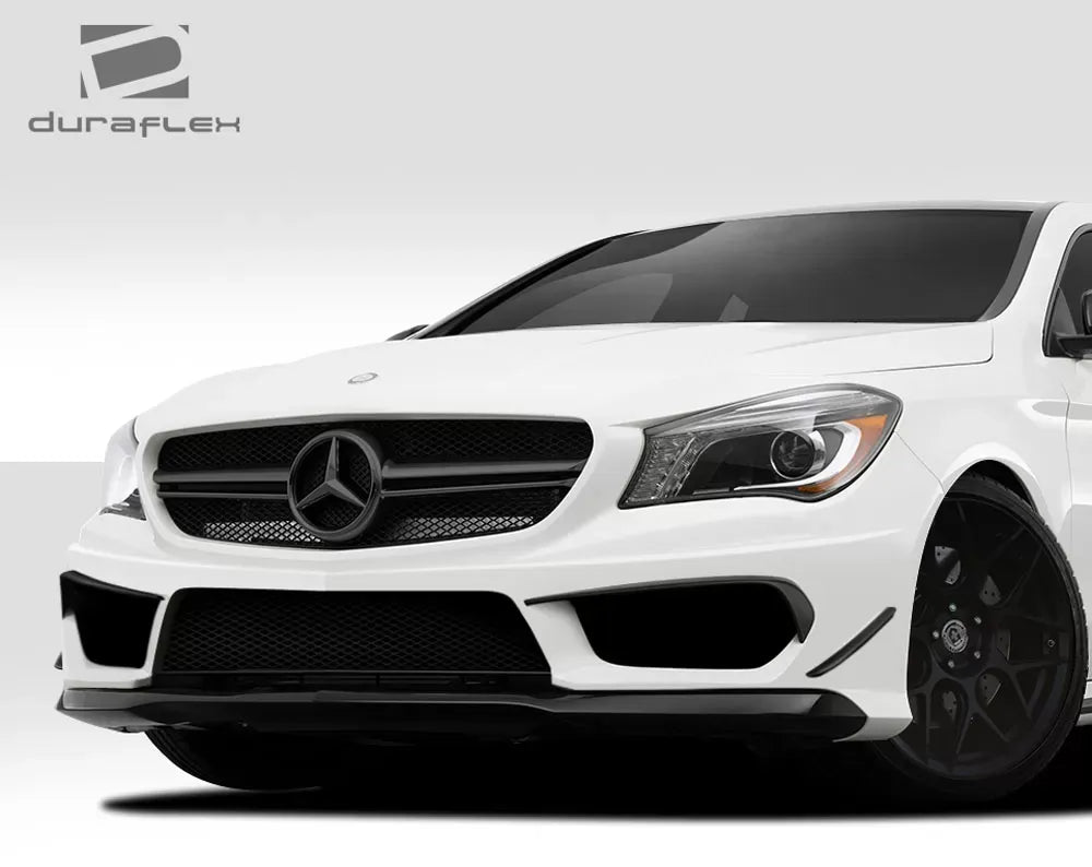 Duraflex Black Series Look Front Bumper Cover Compatible With 2014-2015 Mercedes CLA - 5 Piece
