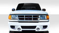 Duraflex BT-1 Front Bumper Cover Compatible With 1993-1997 Ford Ranger - 1 Piece