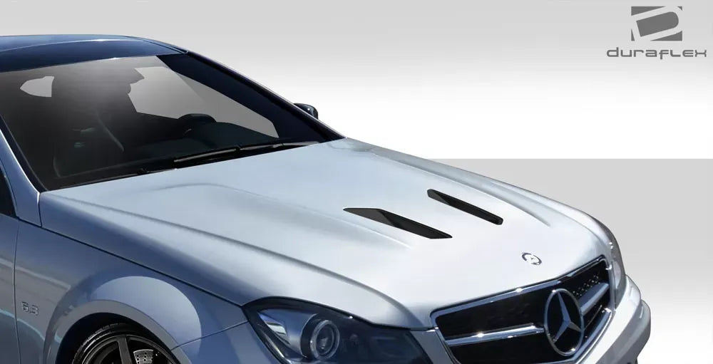 Duraflex Black Series Look Hood Compatible With 2012-2014 Mercedes C63 - 1 Piece