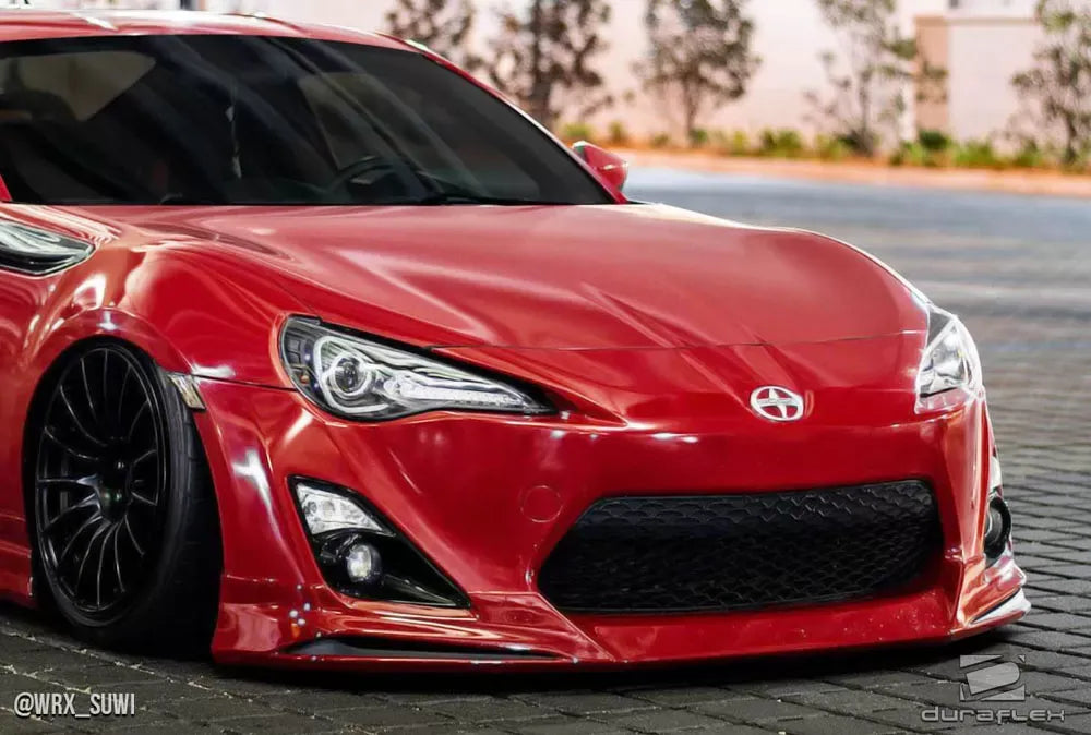 Duraflex Modellista Look Front Lip Spoiler Compatible With 2013-2016 Scion FRS - 3 Piece