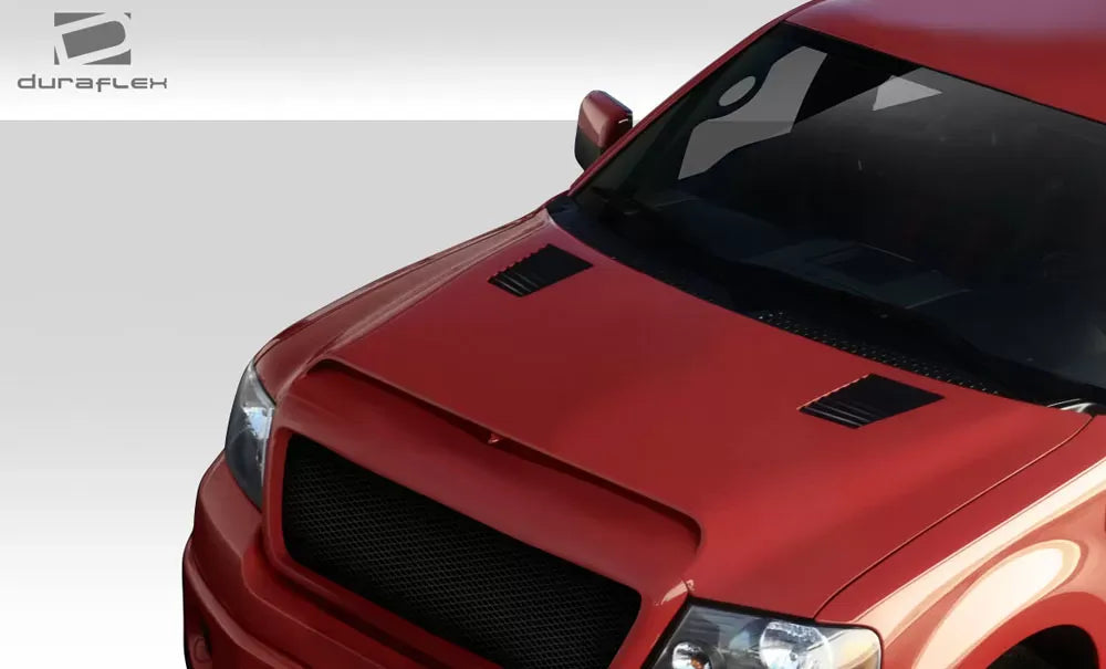 Duraflex Super Snake Hood Compatible With 2004-2008 Ford F150 - 1 Piece
