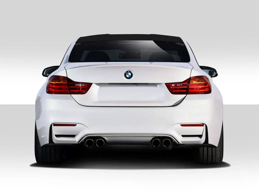 Duraflex M4 Look Rear Bumper Cover Compatible With 2014-2020 BMW 4 Series F32 - 1 Piece