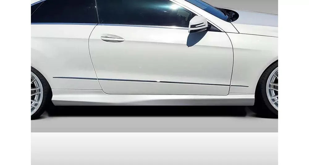 Duraflex Eros Version 3 Side Skirts Compatible With 2010-2016 Mercedes E Class A207 2DR - 2 Piece
