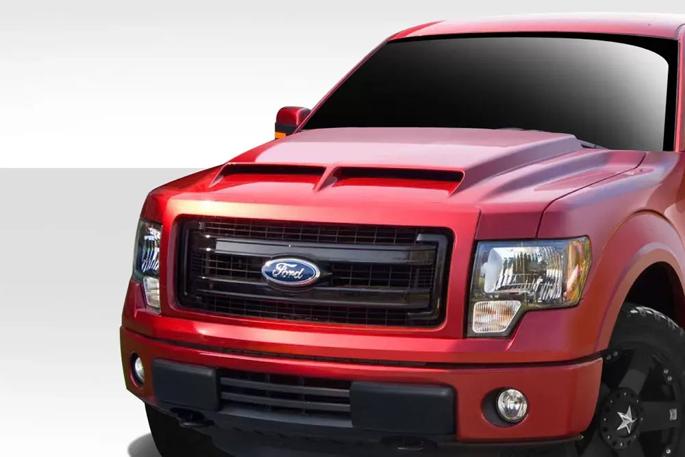 Duraflex GT500 Hood Compatible With 2009-2014 Ford F150 - 1 Piece