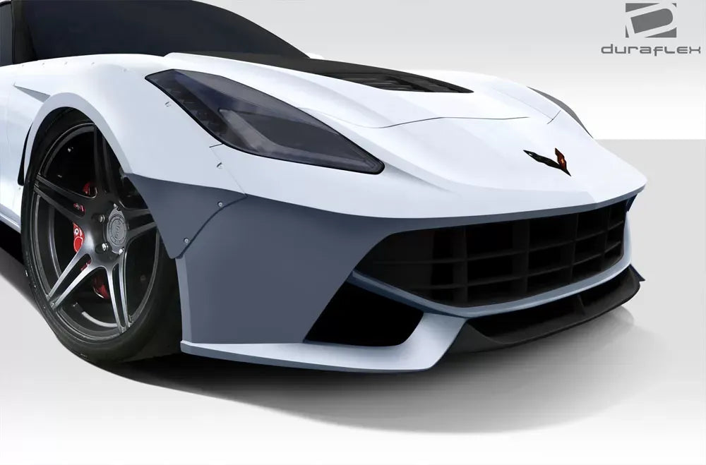 Duraflex Gran Veloce Front Bumper Cover Compatible With 2014-2019 Chevrolet Corvette - 1 Piece
