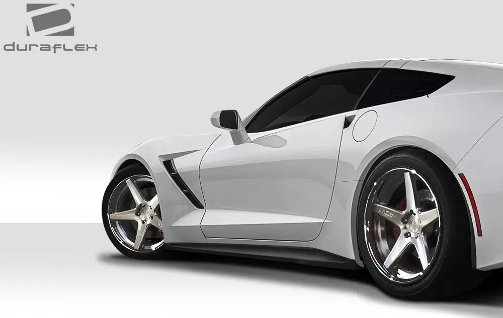 Duraflex Gran Veloce Side Skirts Compatible With 2014-2019 Chevrolet Corvette - 2 Piece