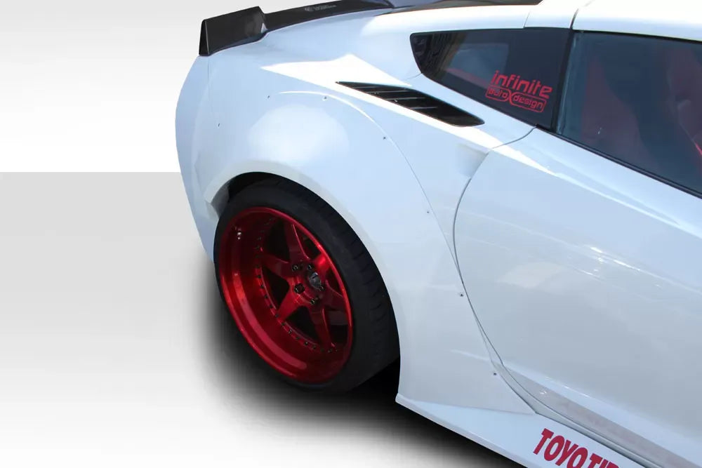 Duraflex Gran Veloce Wide Body Rear Fender Flares Compatible With 2014-2019 Chevrolet Corvette - 2 Piece