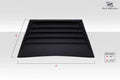 Duraflex Universal D1 Hood Scoop Vent Body Kit - 1 Piece
