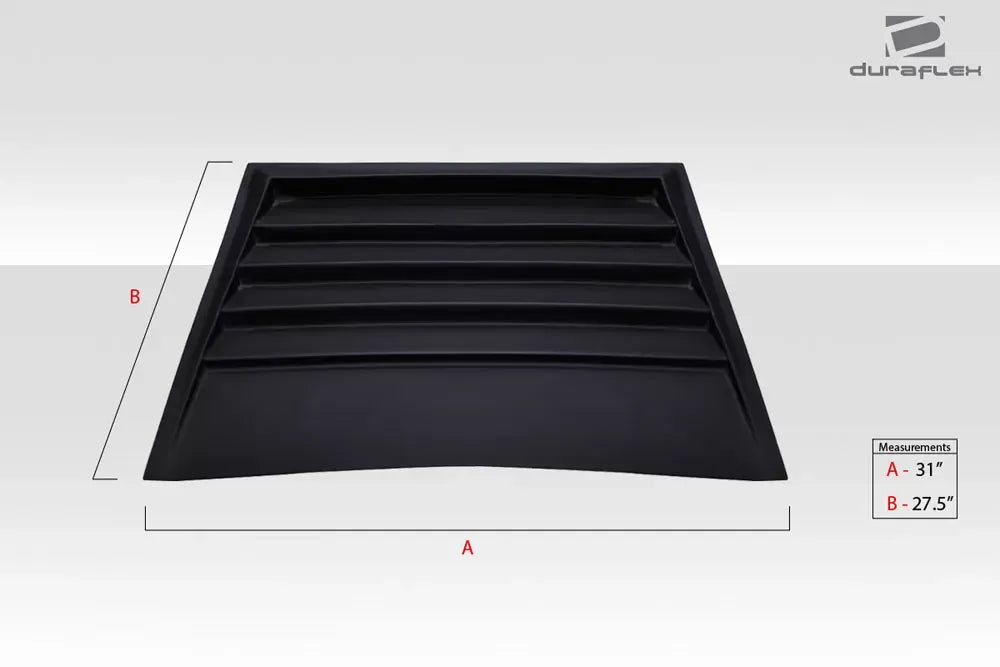 Duraflex Universal D1 Hood Scoop Vent Body Kit - 1 Piece