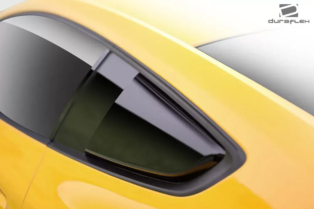 Duraflex R-Spec Window Scoop Compatible With 2015-2023 Ford Mustang - 2 Piece