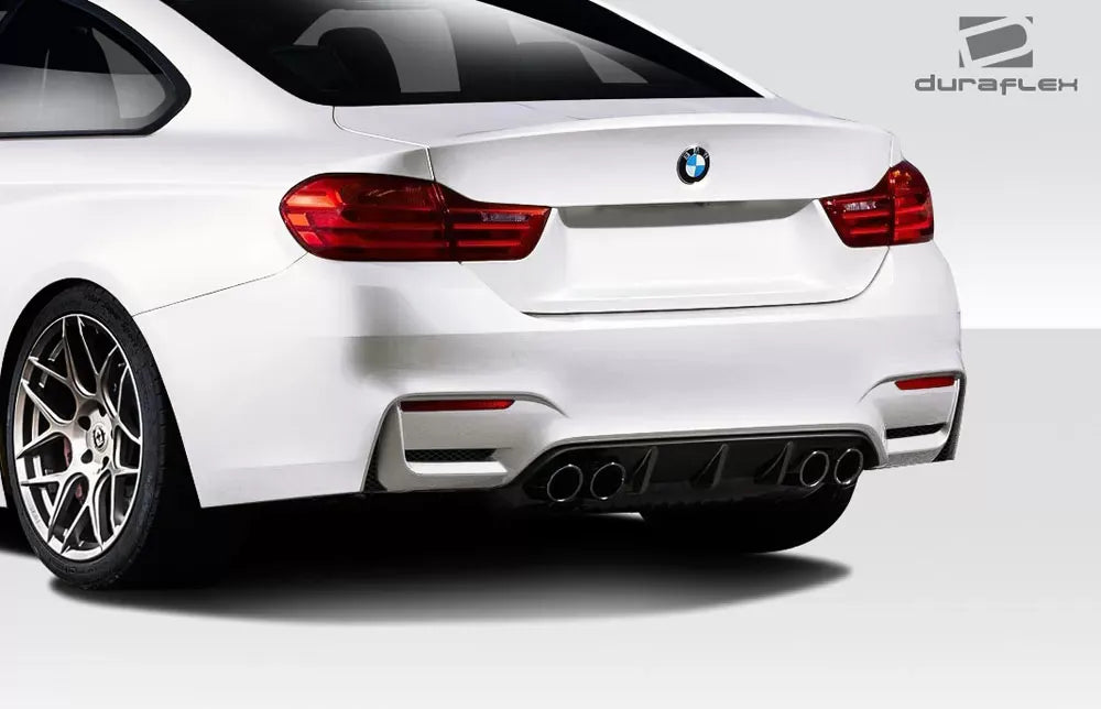 Duraflex M4 Look Rear Diffuser Compatible With 2014-2020 BMW 4 Series F32 - 1 Piece