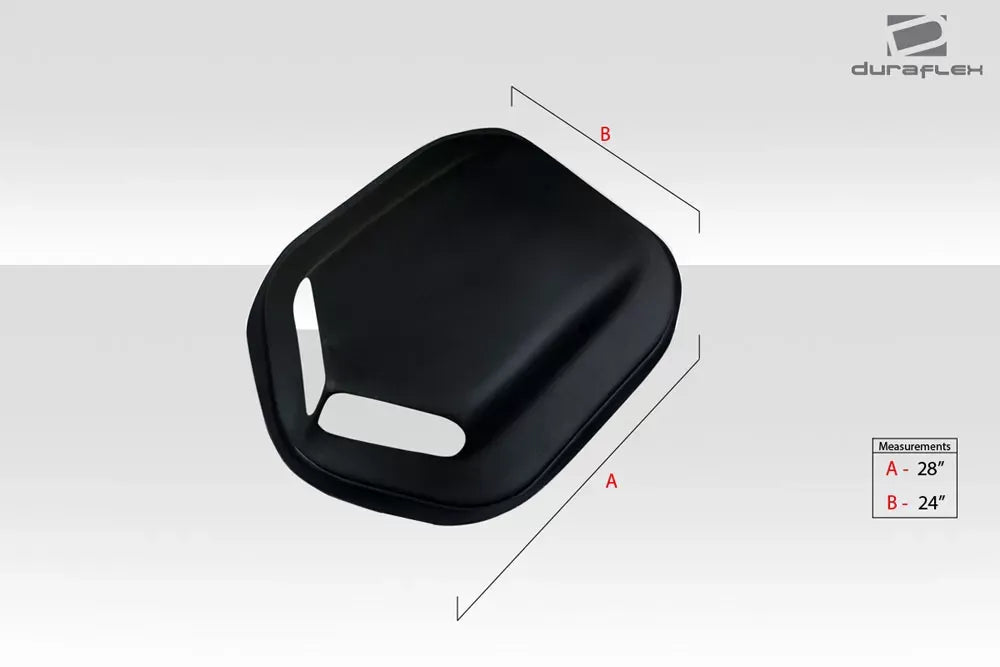 Duraflex Universal Shaker Style Hood Scoop Body Kit - 1 Piece