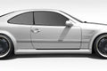 Duraflex Black Series Look Wide Body Side Skirts Compatible With 1998-2002 Mercedes CLK - 2 Piece