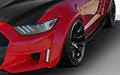Duraflex Grid Wide Body Front Fenders Flares Compatible With 2015-2017 Ford Mustang - 4 Piece