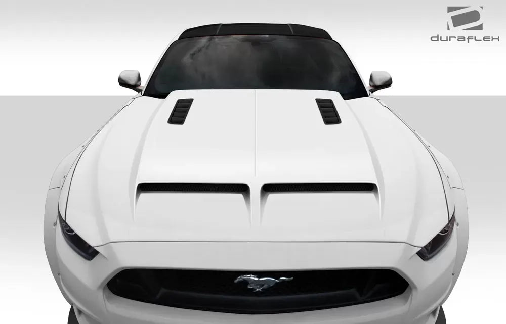 Duraflex GT500 Hood Compatible With 2015-2017 Ford Mustang - 1 Piece