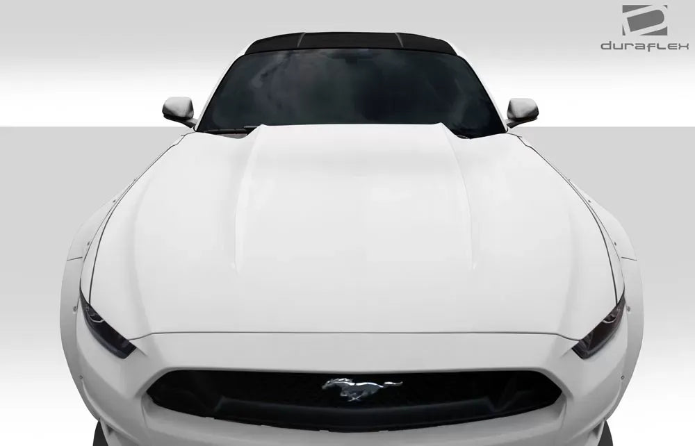 Duraflex Cowl Hood Compatible With 2015-2017 Ford Mustang - 1 Piece