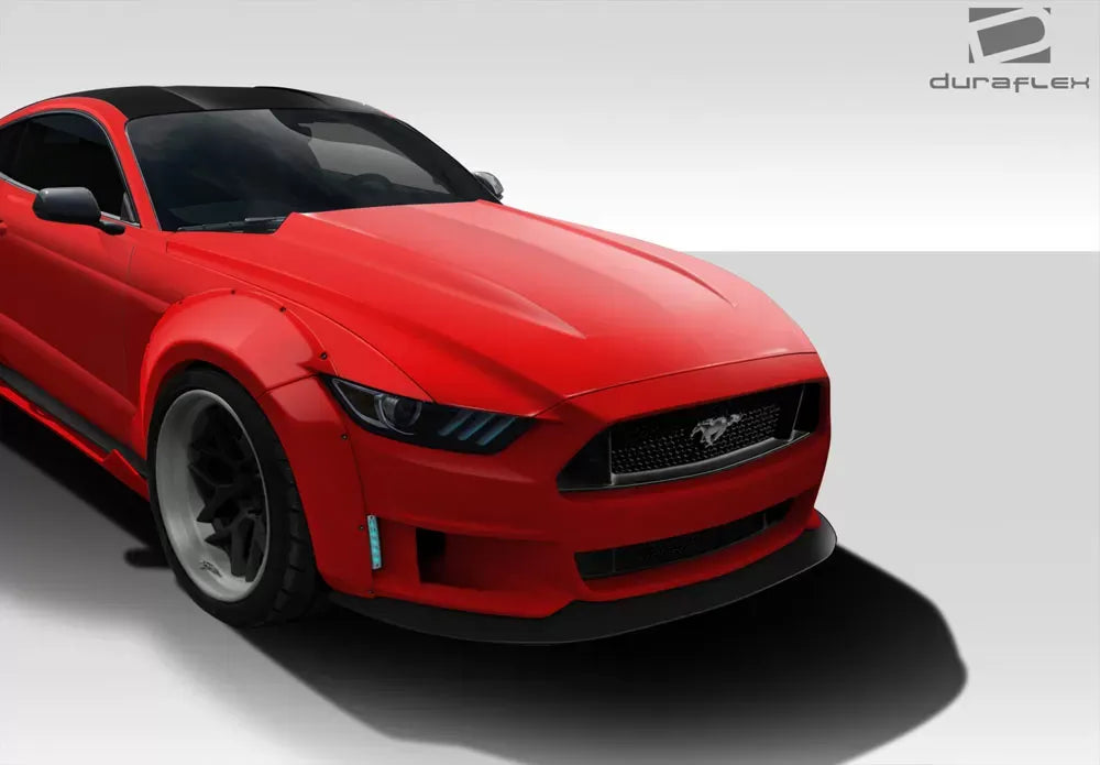Duraflex Cowl Hood Compatible With 2015-2017 Ford Mustang - 1 Piece