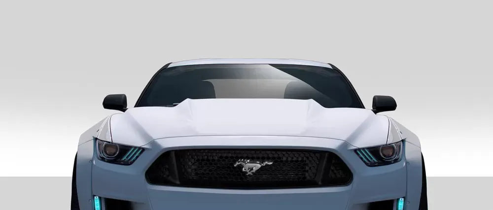 Duraflex Cowl Hood Compatible With 2015-2017 Ford Mustang - 1 Piece