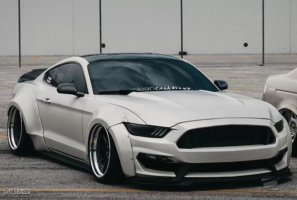 Duraflex Grid Wide Body Kit Compatible With 2015-2017 Ford Mustang - 8 Piece