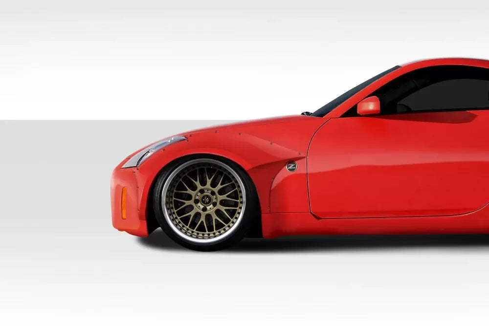 Duraflex Circuit Front Fenders Flare Compatible With 2003-2008 Nissan 350Z - 2 Piece