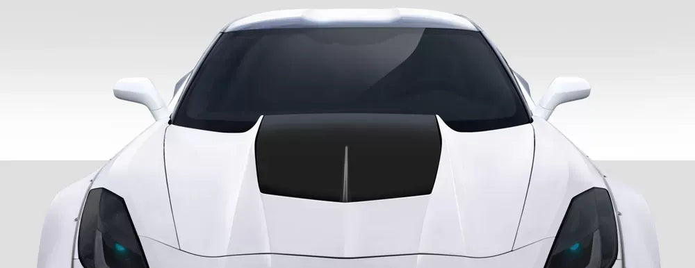 Duraflex Gran Veloce Hood Compatible With 2014-2019 Chevrolet Corvette - 1 Piece