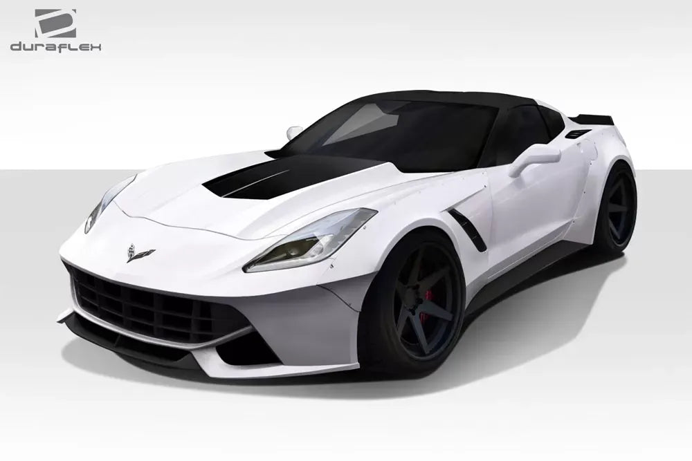 Duraflex Gran Veloce Hood Compatible With 2014-2019 Chevrolet Corvette - 1 Piece