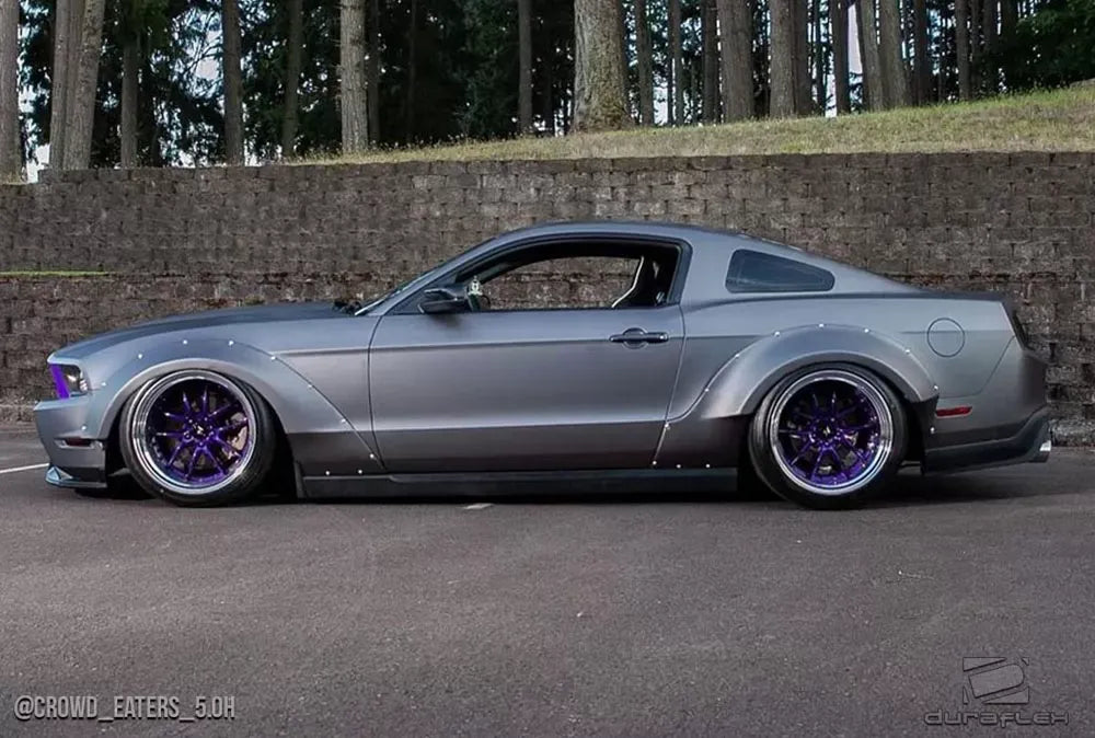 Duraflex Circuit Wide Body Kit Compatible With 2010-2014 Ford Mustang - 4 Piece