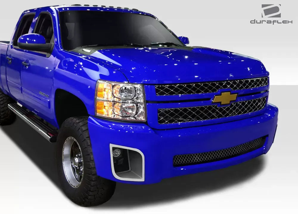 Duraflex SS Look Front Bumper Cover Compatible With 2007-2013 Chevrolet Silverado - 1 Piece