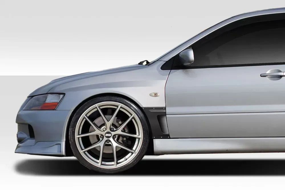 Duraflex VR-S Front Fenders Compatible With 2003-2007 Mitsubishi Evolution - 4 Piece