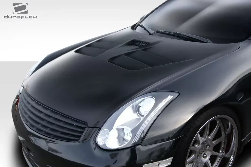 Duraflex TS-2 Hood Compatible With 2003-2007 Infiniti G Coupe - 1 Piece