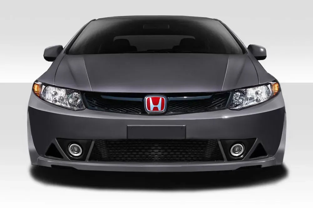 Duraflex MR Front Bumper Cover Compatible With 2012-2014 Honda Civic 4DR - 1 Piece