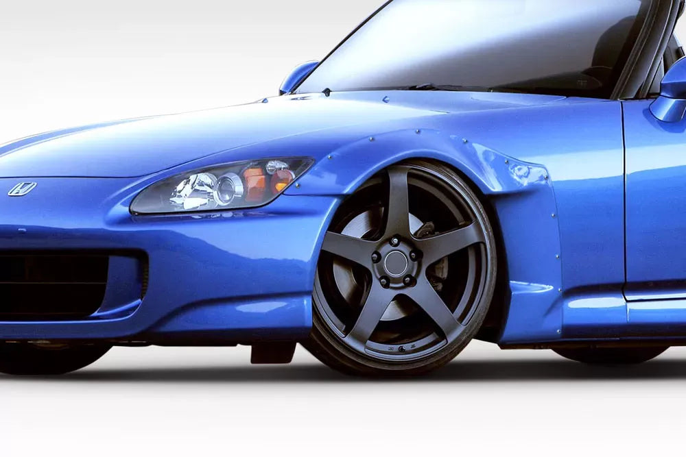 Duraflex Circuit Front Fenders Flare Compatible With 2000-2009 Honda S2000 - 2 Piece
