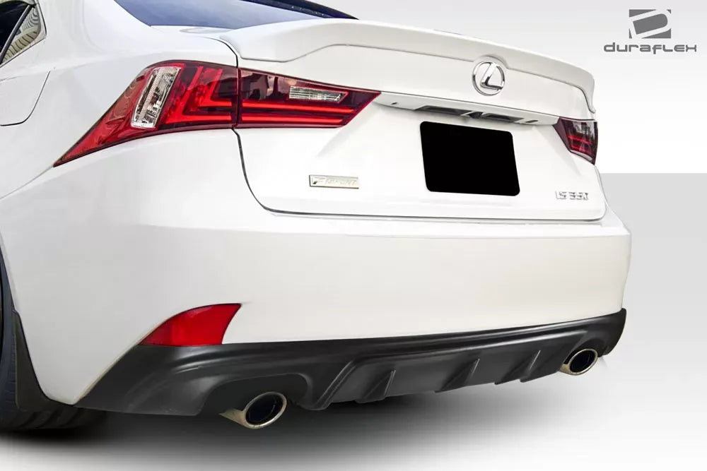 Duraflex AM Design Rear Lip Add On Spoiler Compatible With 2014-2016 Lexus IS - 1 Piece