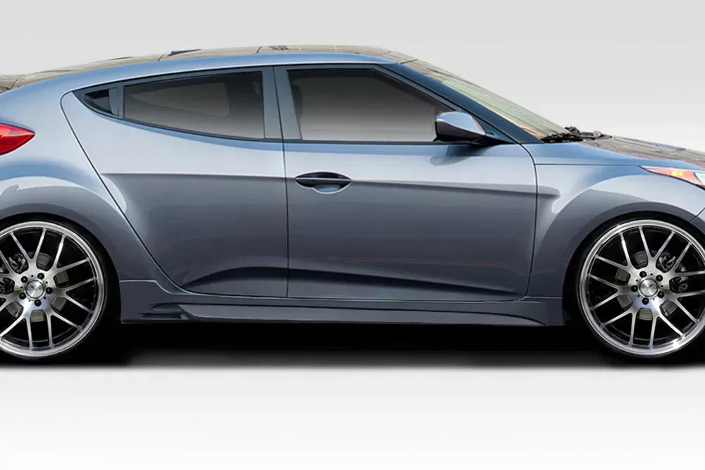 Duraflex N Design Side Skirts Compatible With 2012-2017 Hyundai Veloster - 2 Piece