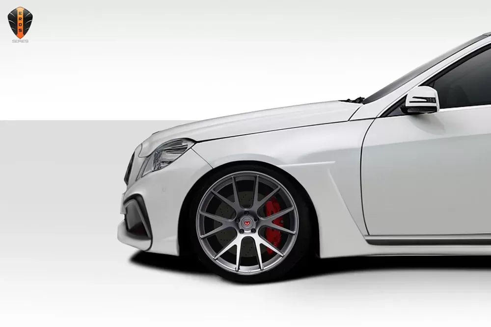 Duraflex Eros Version 2 Front Bumper Cover Compatible With 2014-2016 Mercedes E Class - 1 Piece