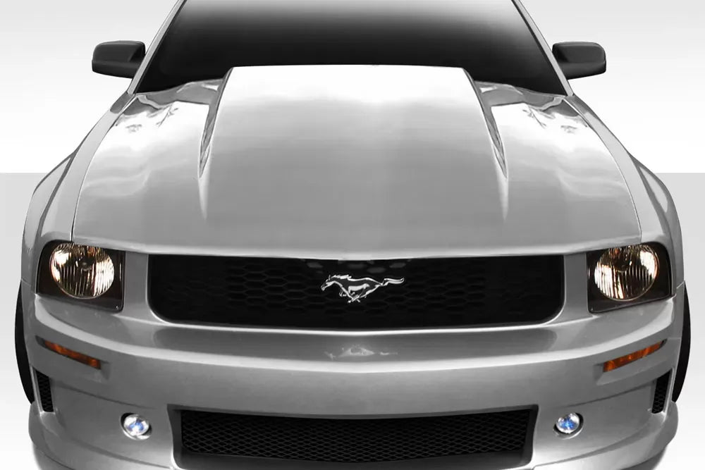 Duraflex Cowl Hood Compatible With 2005-2009 Ford Mustang - 1 Piece