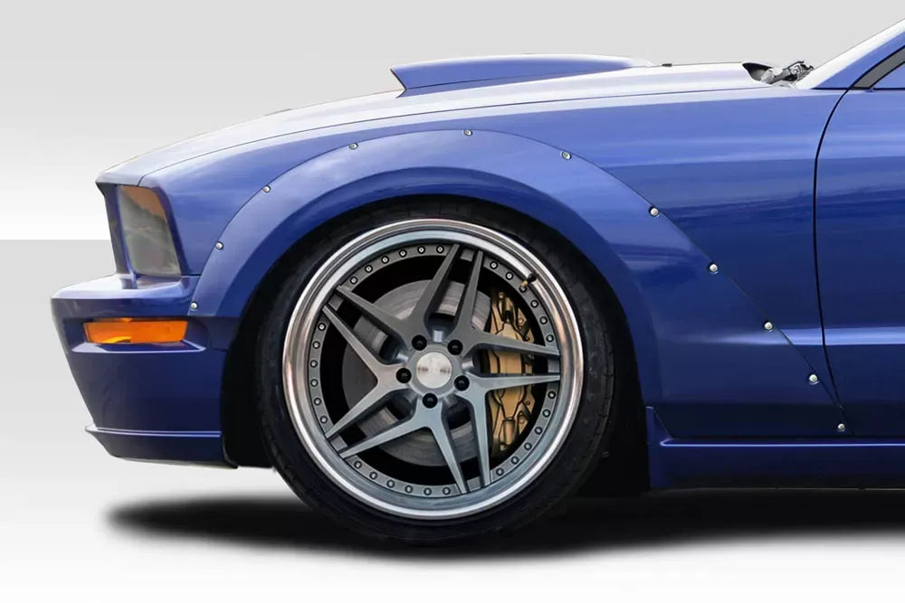 Duraflex Circuit 75mm Wide Body Kit Compatible With 2005-2009 Ford Mustang - 4 Piece