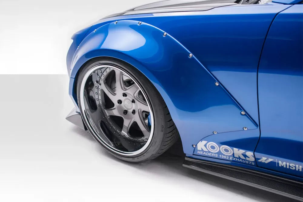 Duraflex Grid Front Fenders Flare Compatible With 2016-2018 Chevrolet Camaro - 4 Piece