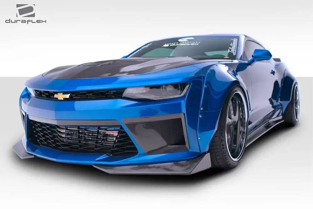 Duraflex Grid Front Fenders Flare Compatible With 2016-2018 Chevrolet Camaro - 4 Piece