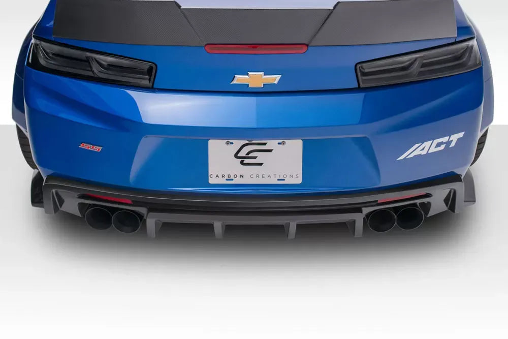 Duraflex Grid Rear Lip Add On Spoiler Compatible With 2016-2018 Chevrolet Camaro - 1 Piece