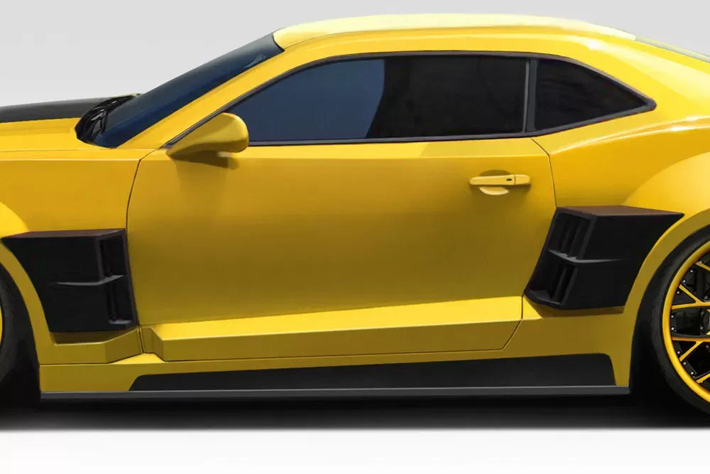 Duraflex CCG Wide Body Side Skirts Compatible With 2010-2013 Chevrolet Camaro - 4 Piece
