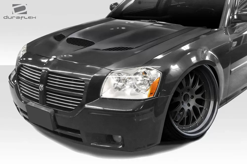 Duraflex Hellcat Look Hood Compatible With 2005-2007 Dodge Magnum - 1 Piece