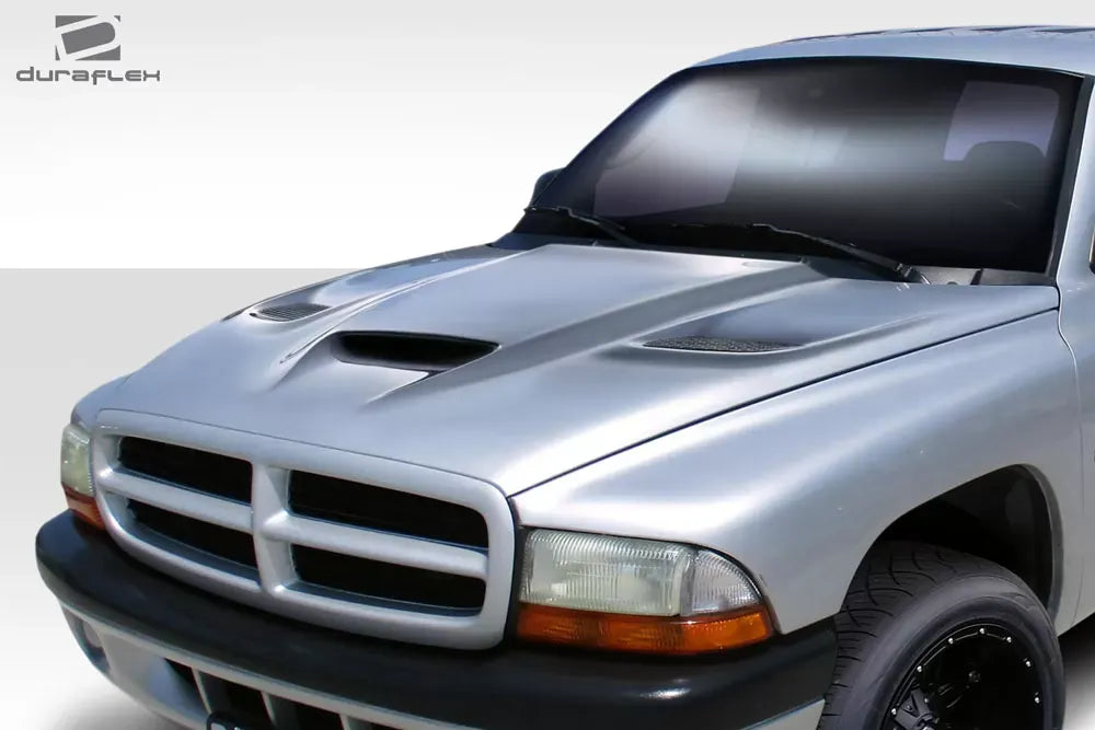 Duraflex Hellcat Look Hood Compatible With 1997-2004 Dodge Dakota - 1 Piece