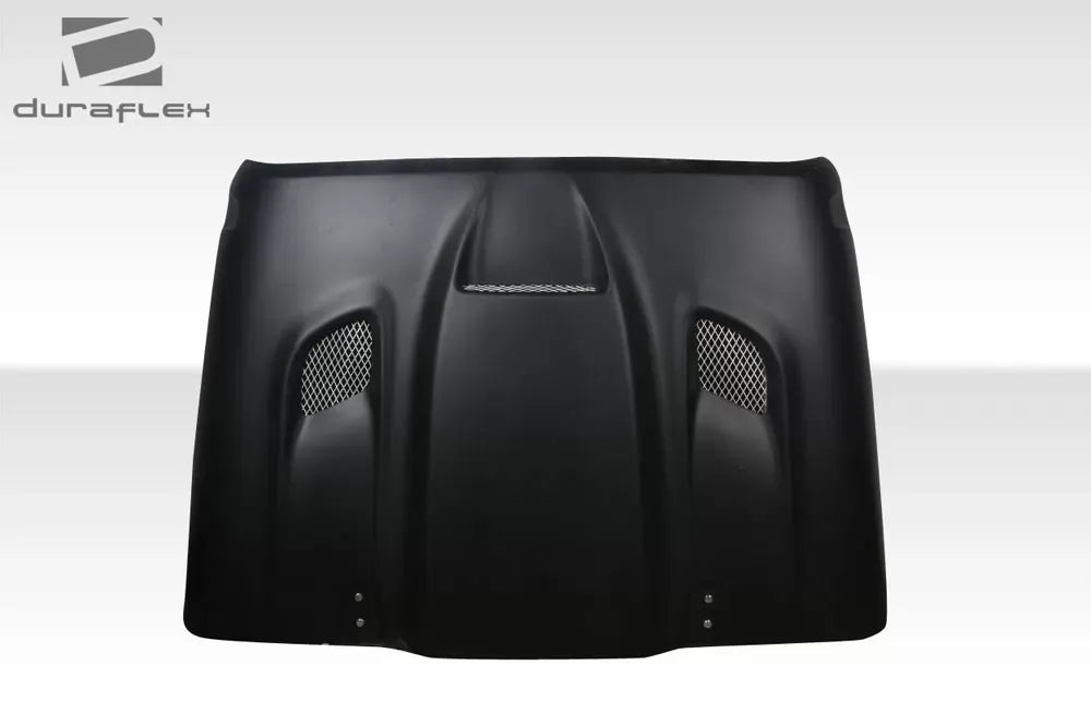 Duraflex Hellcat Look Hood Compatible With 2007-2018 Jeep Wrangler - 1 Piece