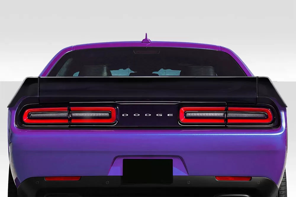 Duraflex Novara Wing Spoiler Compatible With 2008-2023 Dodge Challenger - 3 Piece