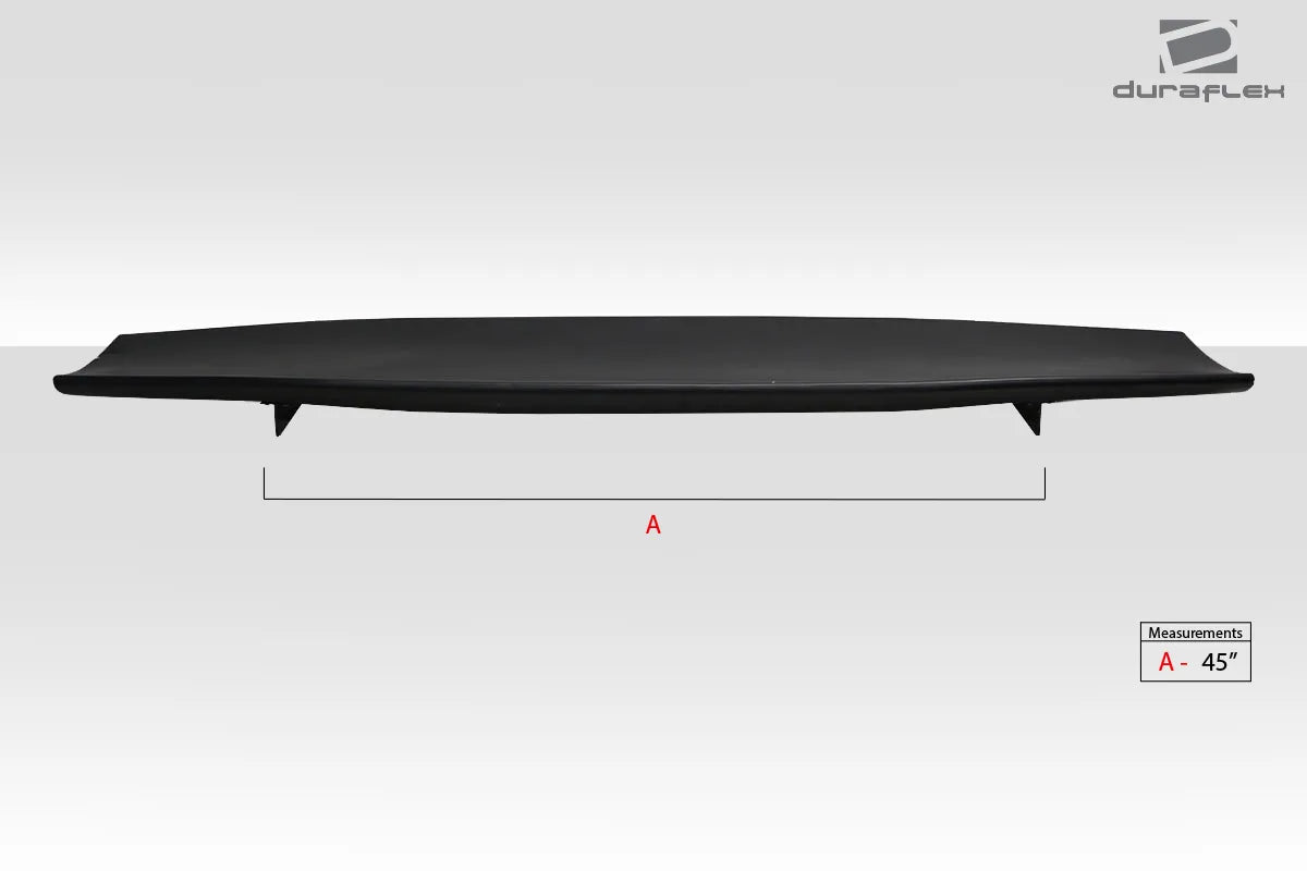 Universal 66" Duraflex VRX V1 Tall Wing Spoiler Complete Kit - 9 Piece