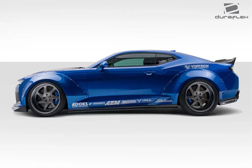 Duraflex Grid Wide Body Kit Compatible With 2016-2018 Chevrolet Camaro - 4 Piece