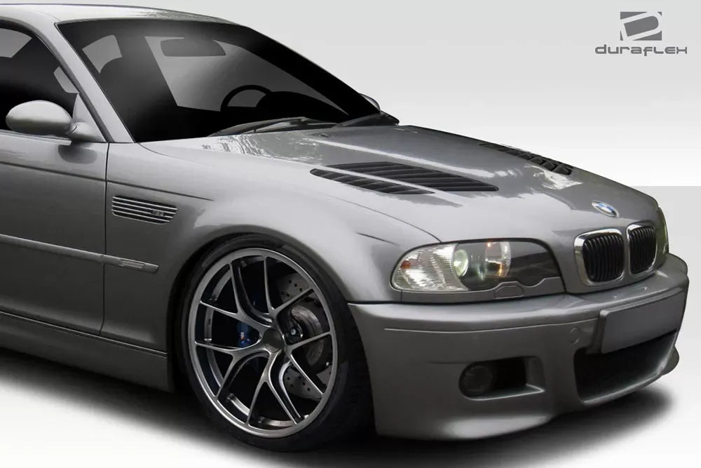 Duraflex GTR Hood Compatible With 1999-2003 BMW 3 Series E46 - 1 Piece