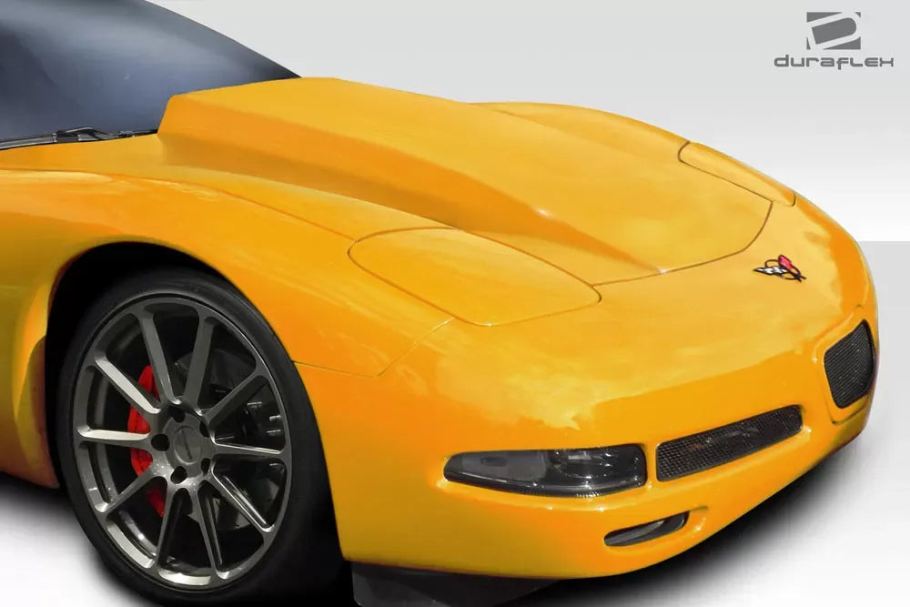 Duraflex Cowl Hood Compatible With 1997-2004 Chevrolet Corvette - 1 Piece