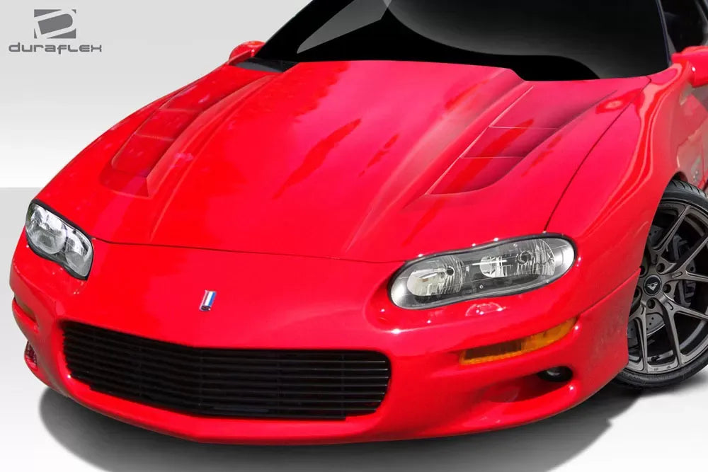Duraflex H Design Hood Compatible With 1998-2002 Chevrolet Camaro - 1 Piece